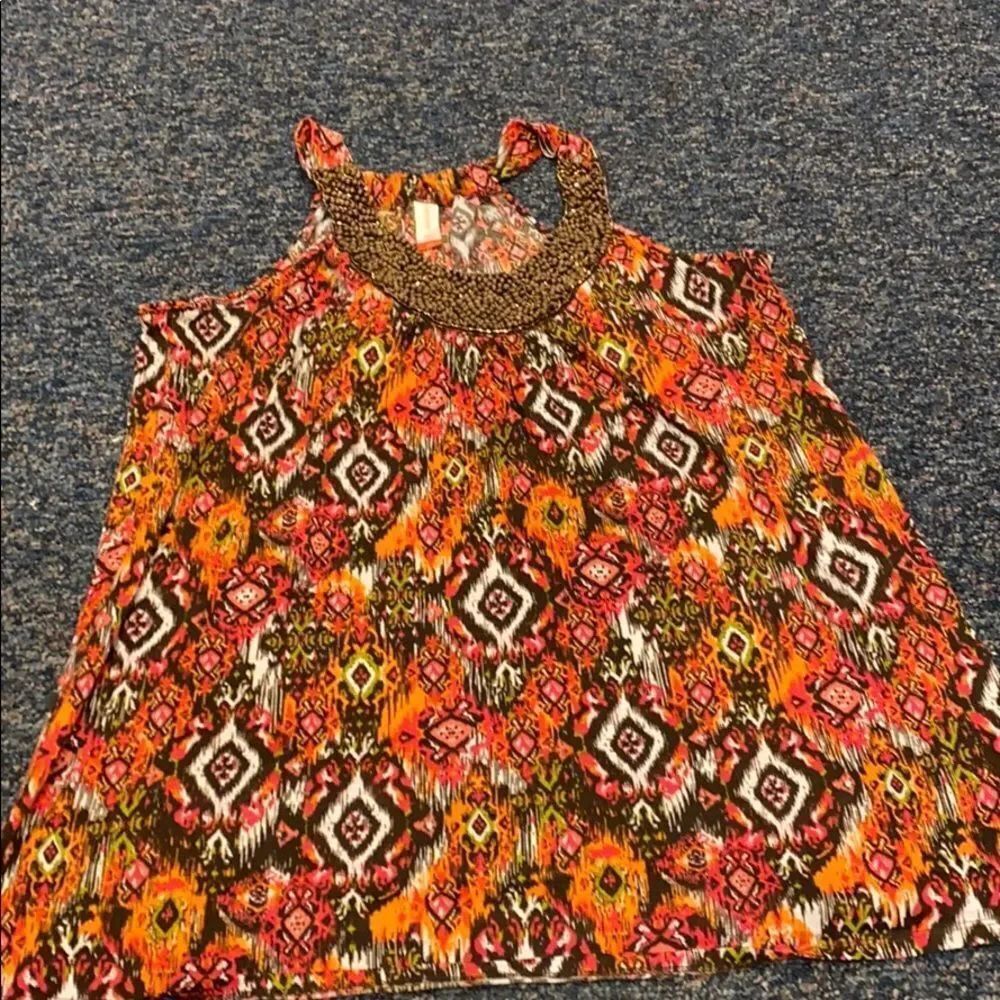 No Boundaries Beaded Top sz. 2X